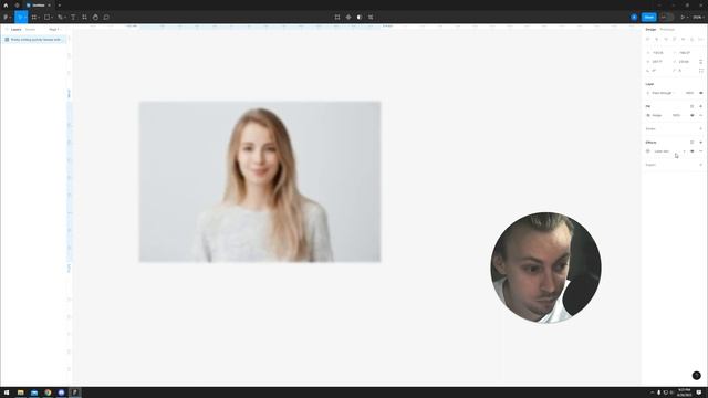 How to blur image in Figma смотреть онлайн