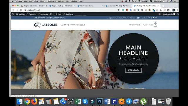 How to Customization FlatSome Theme | Easy WordPress Theme Setup | Header and Footer Setup | #6/10 смотреть онлайн