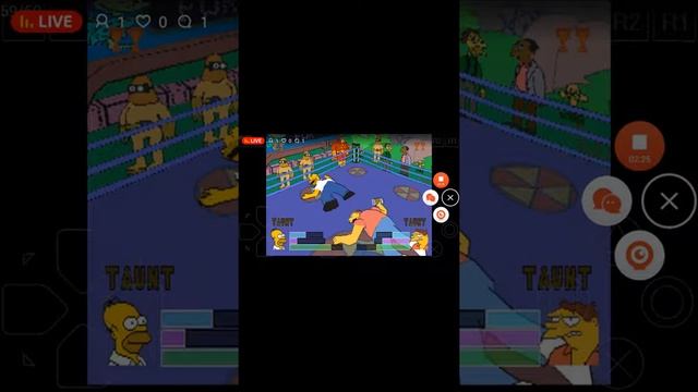the simpsons wrestling game live! смотреть онлайн