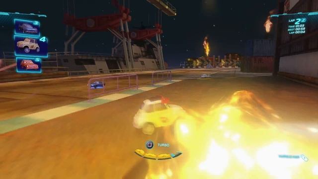 Cars 2 The Video Game | Team Lightning Luigi - Race Mode | Pipeline Sprint 2 Laps смотреть онлайн