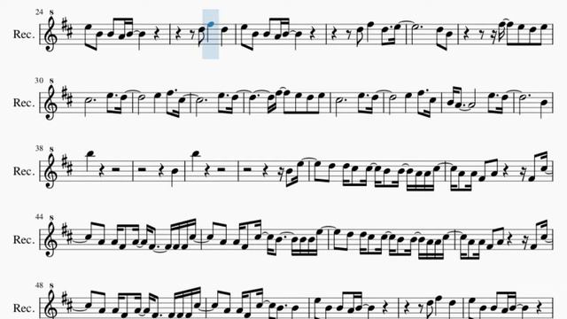 Recorder Sheet Music: How to play Sacrifice by The Weeknd смотреть онлайн
