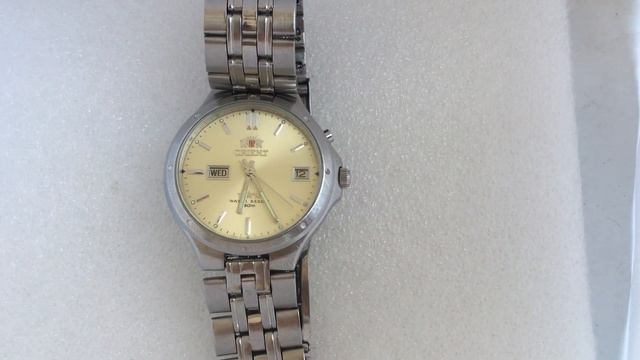 Мужские наручные Часы Orient Water resistant 50 m смотреть онлайн