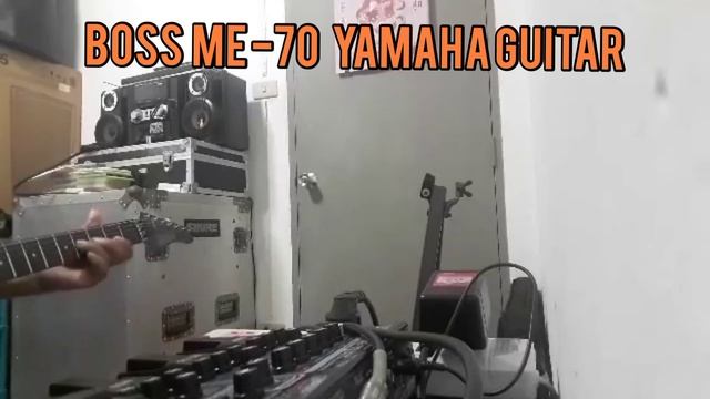 BOSS ME- 70 | YAMAHA GUITAR CHECKING SOUND смотреть онлайн