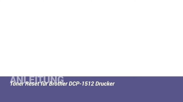 Anleitung: Brother DCP 1512 Toner Reset ✅? смотреть онлайн