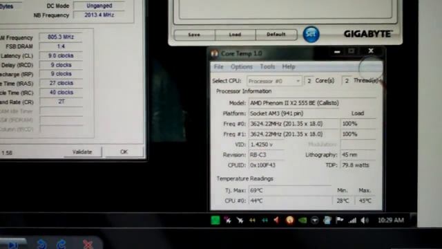 Phenom II X2 555 Stable Overclock Update смотреть онлайн