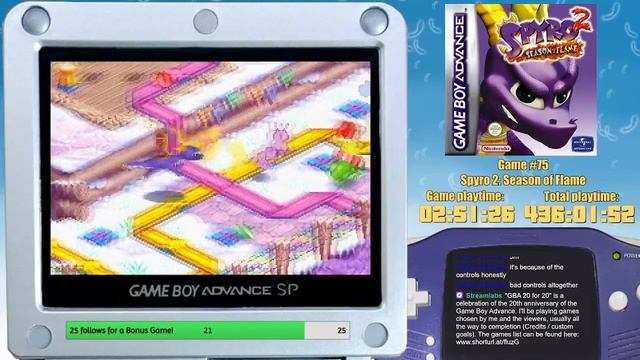 Spyro 2: Season of Flame [GBA 20 for 20 #75] смотреть онлайн