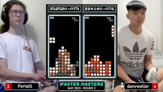 CLIP IT AND SHIP IT! Portal, DanV | Rd 2 | Classic Tetris Faster Masters 2023 смотреть онлайн