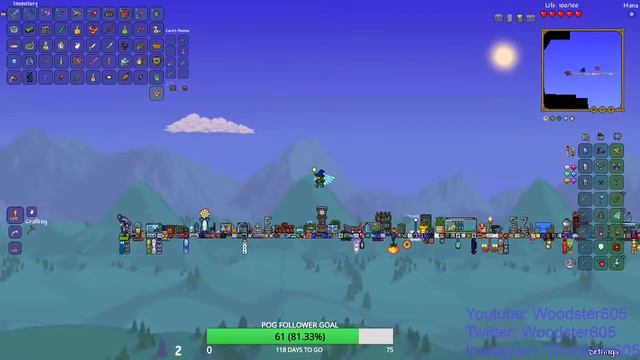 Terraria Skyblock, but every 5 seconds we get a random Item... смотреть онлайн