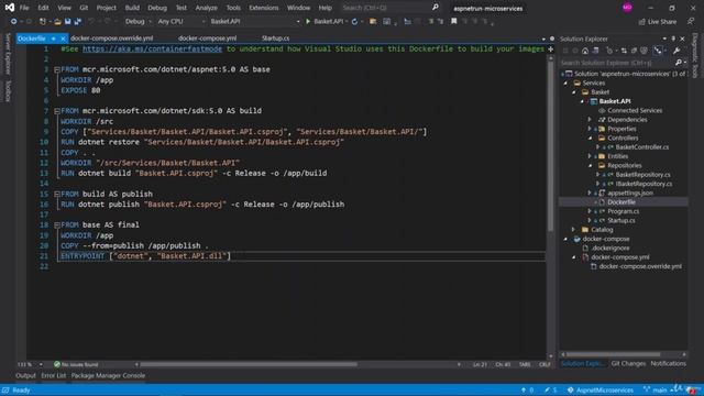 40 Containerize Basket Microservices with Redis using Docker Compose смотреть онлайн