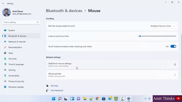 How to set Mouse Pointer Shadow on Windows 11 смотреть онлайн