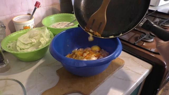 Голубцы- голубчики с куриным фаршем.  Необыкновенный вкус!