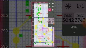 Cross Stitch Paradise какие я делаю настройки и  Вышиваю многоцветки с помощью этой программы