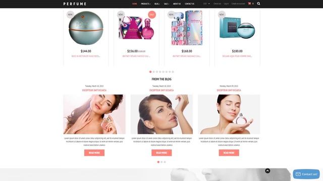 Fragrance Store Shopify Theme by RockThemes Website Template - 53438 смотреть онлайн