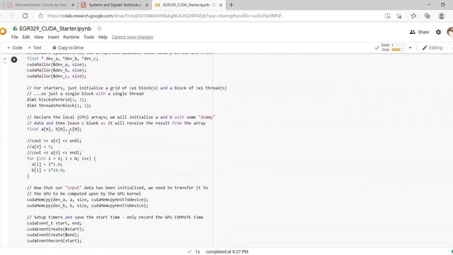 Computer Architecture: CUDA code vs C++ code смотреть онлайн