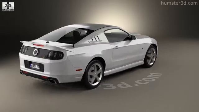 Ford Mustang Roush Stage 3 2013 3D model by Humster3D.com смотреть онлайн