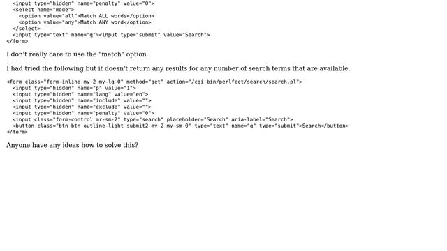 Webmasters: Creating search form with Bootstrap and Perlfect смотреть онлайн