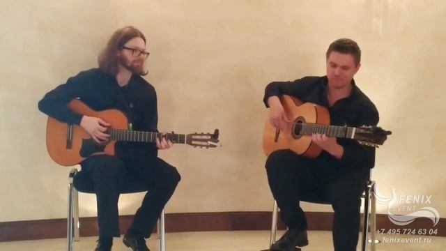 Испанский гитарист на праздник, свадьбу, юбилей в Москве - испанские музыканты на встречу гостей смотреть онлайн