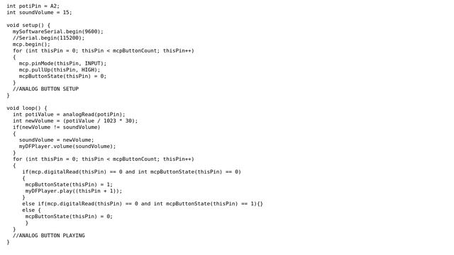 Arduino: Exit Status 1 'mcpButtonState' Cannot Be Used As A Function
