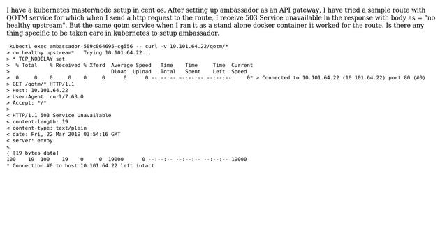 DevOps & SysAdmins: 503 Service Unavailable with ambassador QOTM service (2 Solutions!!) смотреть онлайн
