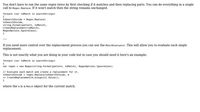 Regex to first match, then replace found matches (5 Solutions!!) смотреть онлайн