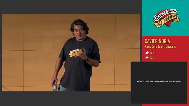 Constant autoloading in ruby on rails, by Xavier Noria смотреть онлайн