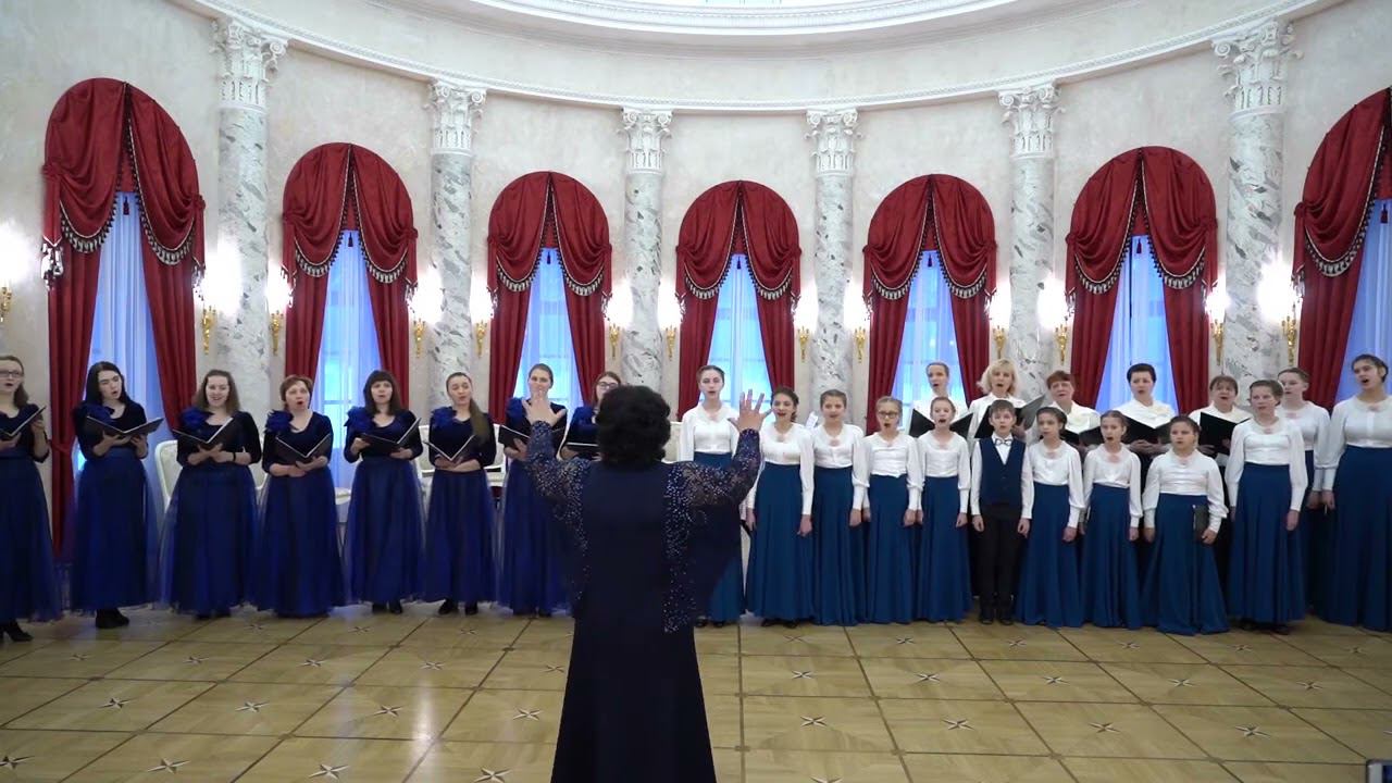 Рождественская песня из оперы-мюзикла «ПОД ПЕРВОЙ ЗВЕЗДОЙ" - хор «Cantabile» и хор «Восход» смотреть онлайн