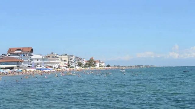 Паралия Катерини вид пляжа с мола смотреть онлайн