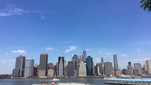 New York Downtown timelapse. Таймлапс Даунтаун Манхеттан. смотреть онлайн