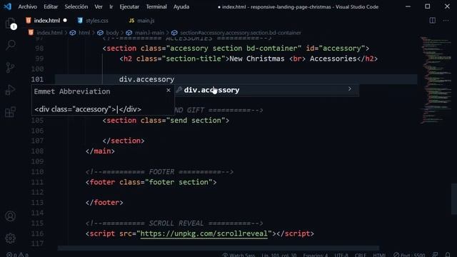 Responsive Landing Page Using HTML CSS And JavaScript ?| Responsive Web Design Christmas смотреть онлайн