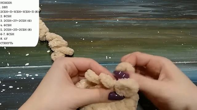 вяжем руками коалу 1 часть Alize Puffy FUR смотреть онлайн