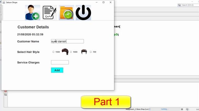 Project Part 1: Salon Management System in Java Coding смотреть онлайн