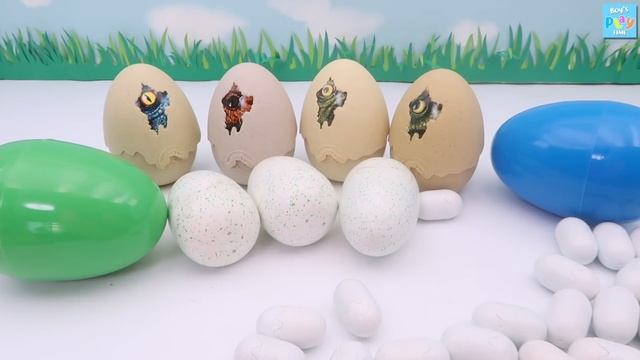 Dinosaur Egg Collection! - Jurassic World Egg, Mini Dino Egg, Transformer Egg смотреть онлайн