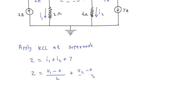 Nodal Analysis with Voltage Sources | Circuit Analysis смотреть онлайн