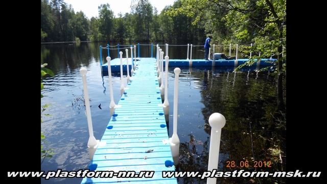 пластиковые понтоны, проект, изготовление, монтаж. смотреть онлайн