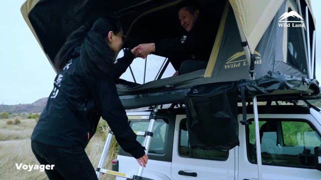 Палатка на крышу Voyager от WildLand качество ARB или TJM смотреть онлайн