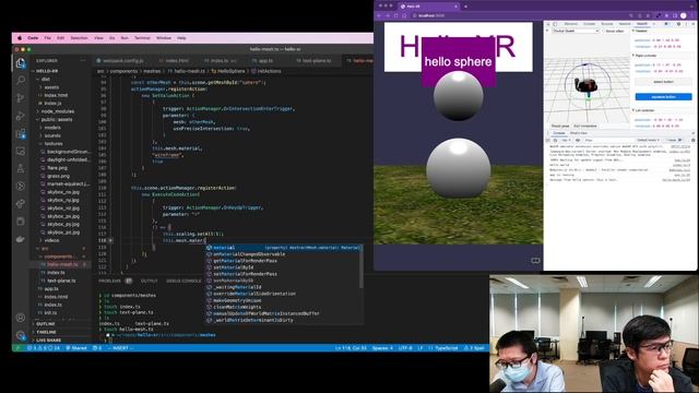 Developing Immersive Applications: Recorded live coding stream on "Implementing Interactions" смотреть онлайн