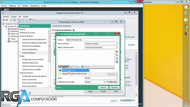 Kaspersky Security Center 10 : Control de Contenidos web смотреть онлайн