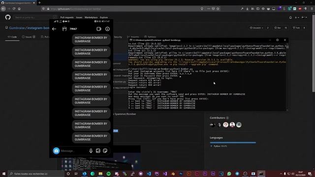 [FREE] Instagram Bomber/Spammer on GITHUB (v.2) смотреть онлайн