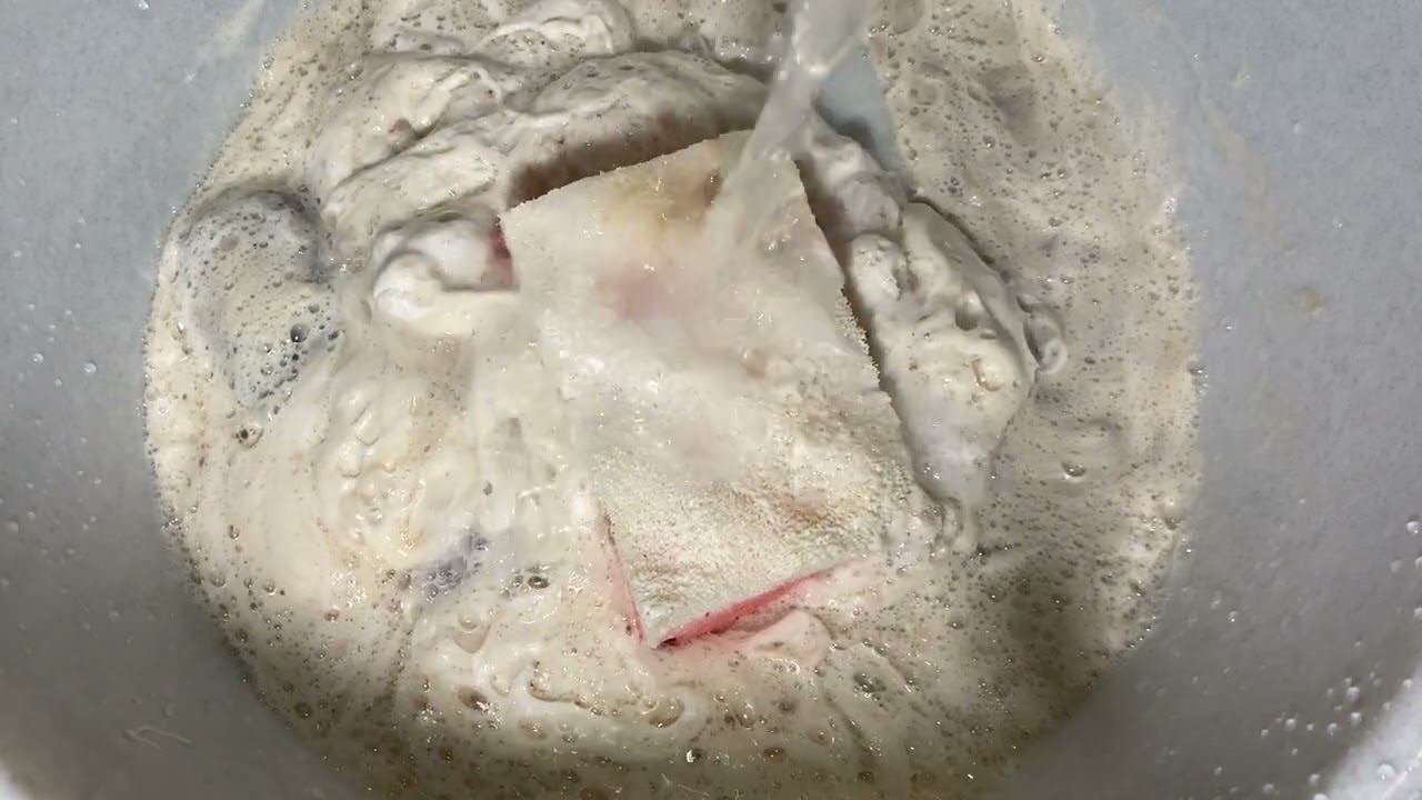 ASMR/soaked Tar Soap #mushysoap #soap #soakedsoap #sponge