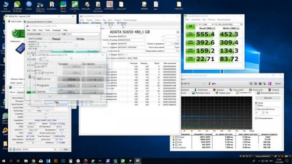 SSD диск ADATA 2.5" SU650 480 Гб SATA III TLC 3D NAND (ASU650SS-480GT-R)