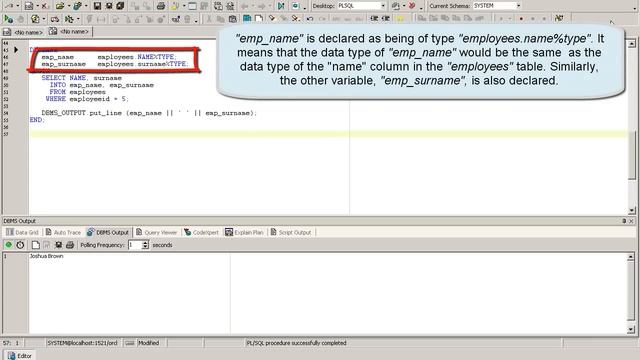PL/SQL Oracle tutorial, Oracle introduction, PL/SQL basics (Lesson 1) смотреть онлайн