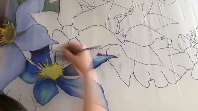 Волшебный батик Натальи Ипатовой. Платки батик - красота в деталях.