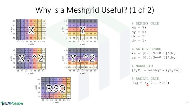 Lecture -- Meshgrid смотреть онлайн