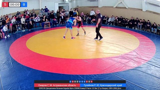 [Ковер B] Первенство ЮФО по вольной борьбе среди юниоров до 21 года 04.03.2023 Гулькевичи смотреть онлайн