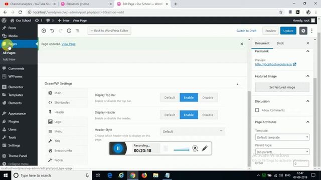 #School Website in Wordpress using templates смотреть онлайн
