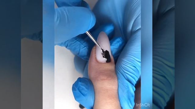 Наращивание + дизайн "Слеза единорога" смотреть онлайн