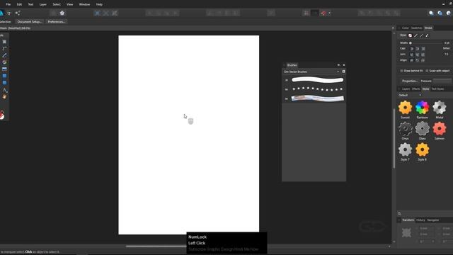 Affinity Designer Tutorial #7 | Custom Brushes Vector & Raster | Graphic Design Full Course смотреть онлайн