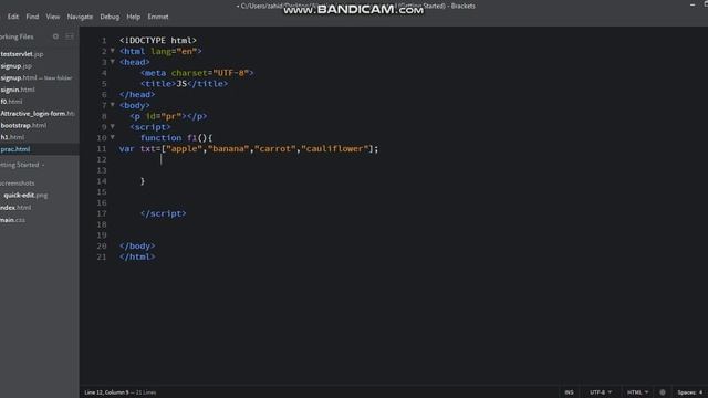 Use of Slice String method in JavaScript смотреть онлайн