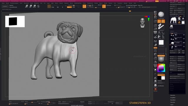 ZBRUSH BASIC 3D RELIEF SCULPTING Easy method timelapse смотреть онлайн
