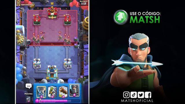 MELHOR DECK PARA O DESAFIO DO FOGUETE DE FESTA DOS GOBLINS 🚀 смотреть онлайн
